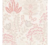 Galerie Flourish Silver Floral A4 Wallpaper Sample Fl61126