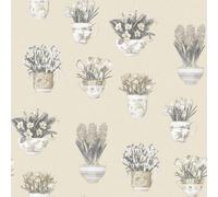 Galerie Fresh Kitchens 5 Beige Bold Flower Smooth Wallpaper
