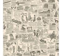 Galerie Fresh Kitchens 5 Cream Vintage Magazine Ads Smooth A4 Wallpaper Sample