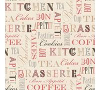 Galerie Fresh Kitchens 5 Red Coffee Smooth A4 Wallpaper Sample