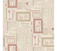 Galerie Fresh Kitchens 5 Red Flower Notes Smooth A4 Wallpaper Sample