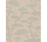 Galerie Fusion Beige Chinoiserie Tree Motif A4 Wallpaper Sample