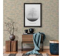 Galerie Fusion Beige Chinoiserie Tree Motif Wallpaper