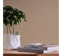 Galerie Fusion Brown Hessian Effect Textured Wallpaper