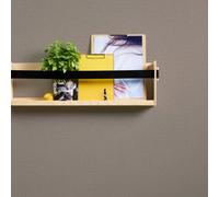 Galerie Fusion Brown Hessian Effect Textured Wallpaper