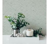 Galerie Fusion Geometric Green Wallpaper FS72002, Green