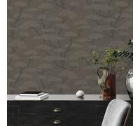 Galerie Fusion Grey Chinoiserie Tree Motif Wallpaper