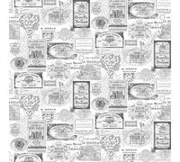 Galerie G12284 Kitchen Recipes Wallpaper, Grey