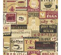 Galerie G12297 Kitchen Recipes Wallpaper, Red