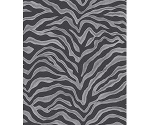 Galerie G67492 Natural FX Wallpaper Roll, Black/Grey