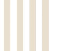 Galerie G67520 Smart Stripes 2, Two Colour Stripes Design Wallpaper, Beige/White, 10m x 53cm