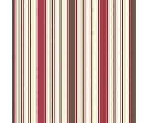 Galerie G67529 Smart Stripes 2, Multi Width Stripes Design Wallpaper, Red/Beige, 10m x 53cm