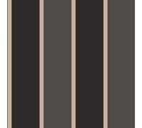 Galerie G67544 Smart Stripes 2, Tri-Colour Wide Stripes Design Wallpaper, Black/Grey/Gold, 10m x 53cm