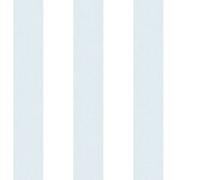 Galerie G67582 Smart Stripes 2, Wide Stripes Design Wallpaper, Blue/White, 10m x 53cm
