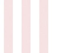 Galerie G67585 Smart Stripes 2, Wide Stripes Design Wallpaper, Pink/White, 10m x 53cm