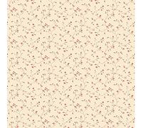 Galerie G67925 Miniatures 2 Small Flower Vines Design Wallpaper, Dark Pink/Cream, 10m x 53cm