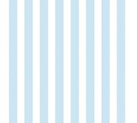 Galerie G78405 Tiny Tots 2 Regency Stripe Wallpaper, Light Blue, 10m x 53cm