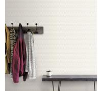 Galerie Geometrix Light Taupes Zig Zag Smooth Wallpaper