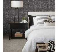 Galerie Global Fusion Black Aztec Smooth Wallpaper