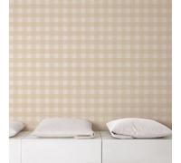 Galerie Global Fusion Blue Cowboy Check Smooth Wallpaper