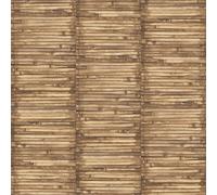 Galerie Global Fusion Bronze Brown Bamboo Smooth Wallpaper
