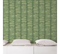 Galerie Global Fusion Green Bamboo Smooth Wallpaper