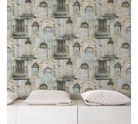 Galerie Global Fusion Village Doors Smooth Wallpaper