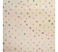 Galerie Great Kids Beige Smooth Glitter Watercolor Dots A4 Wallpaper Sample