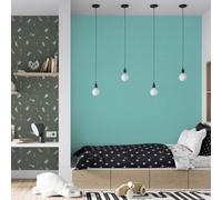 Galerie Great Kids Turquoise Smooth Glitter Mini Dots Wallpaper Roll