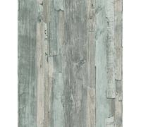 Galerie Green Drift Wood Effect Motif A4 Wallpaper Sample