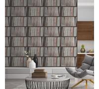 Galerie Grunge Black Multi-Coloured Lp Shelf Smooth Wallpaper