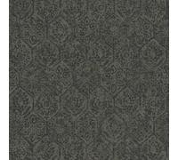 Galerie Havana Brown Black Floral Geometric Textured A4 Wallpaper Sample