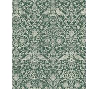 Galerie Heritage Floral Green Wallpaper 47624, Green