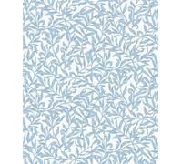 Galerie Heritage Blue Vintage Leaf A4 Wallpaper Sample