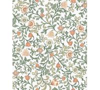 Galerie Heritage Green Botanic Floral A4 Wallpaper Sample