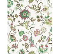 Galerie Heritage Green Floral Motif A4 Wallpaper Sample