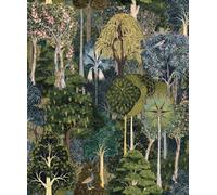 Galerie Heritage Green Jungle A4 Wallpaper Sample