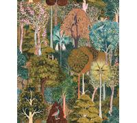 Galerie Heritage Multi-Coloured Jungle A4 Wallpaper Sample