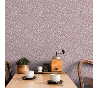 Galerie Heritage Pink Vintage Leaf Wallpaper Roll