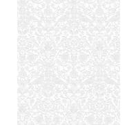Galerie Heritage White Floral Damask A4 Wallpaper Sample