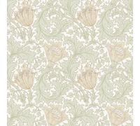 Galerie Hidden Treasures Beige Anemone Floral A4 Wallpaper Sample