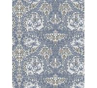 Galerie Hidden Treasures Blue African Marigold A4 Wallpaper Sample