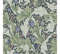 Galerie Hidden Treasures Green Floral Granville Leaf A4 Wallpaper Sample