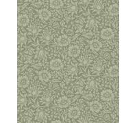 Galerie Hidden Treasures Green Floral Mallow A4 Wallpaper Sample