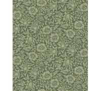 Galerie Hidden Treasures Olive Floral Mallow A4 Wallpaper Sample