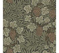 Galerie Hidden Treasures Orange Leafy Grape Vine A4 Wallpaper Sample