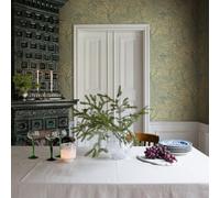 Galerie Hjarterum Collection Beige Olle Forest Leaf Motif Wallpaper Roll