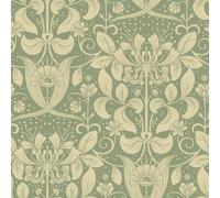 Galerie Hjarterum Collection Blue Berit Honeysuckle Trellis A4 Wallpaper Sample