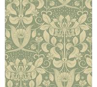 Galerie Hjarterum Collection Blue Berit Honeysuckle Trellis Wallpaper Roll