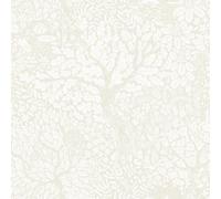 Galerie Hjarterum Collection Blue Olle Forest Leaf Motif Wallpaper Roll